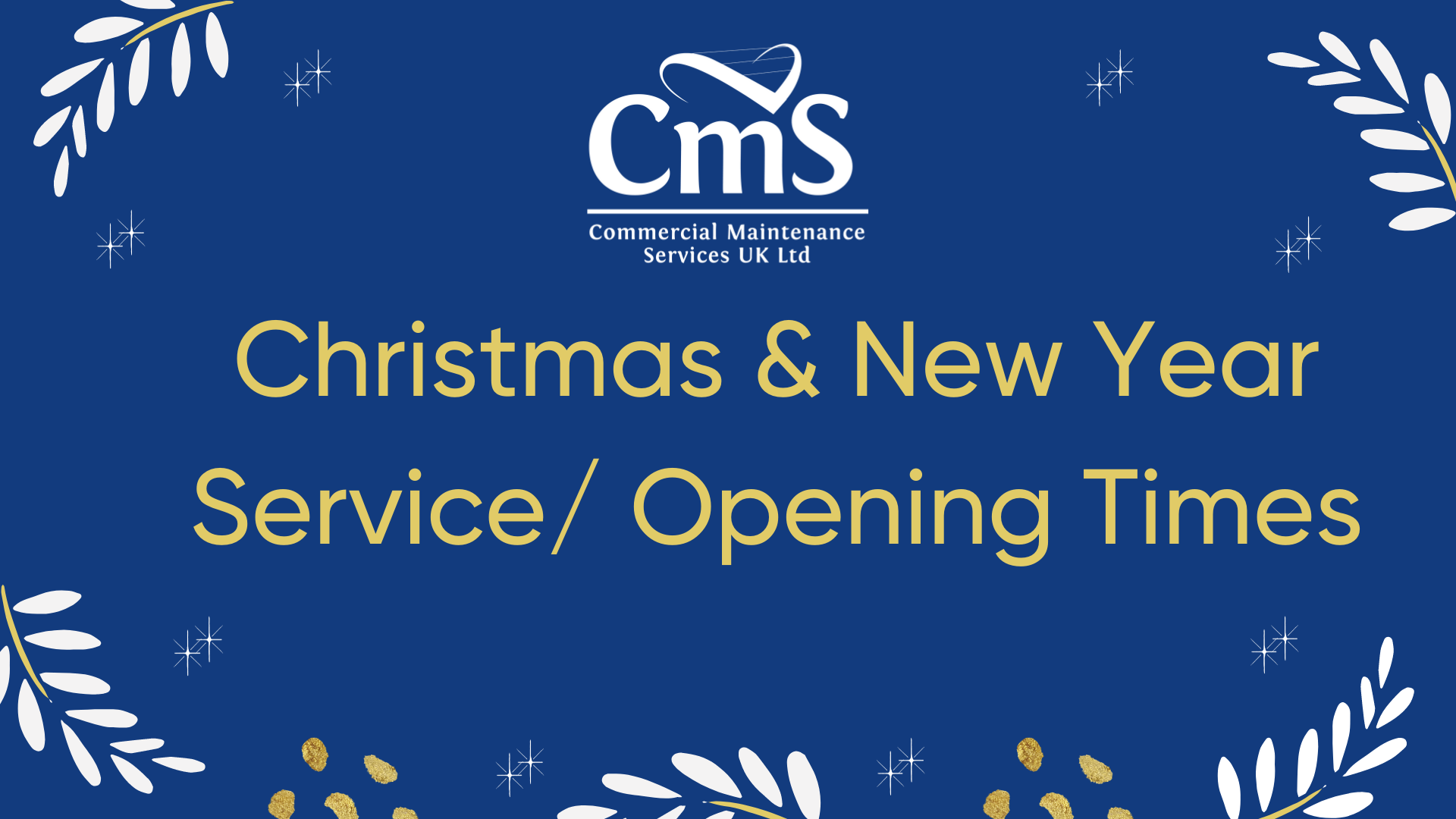 Christmas & New Year Opening Times